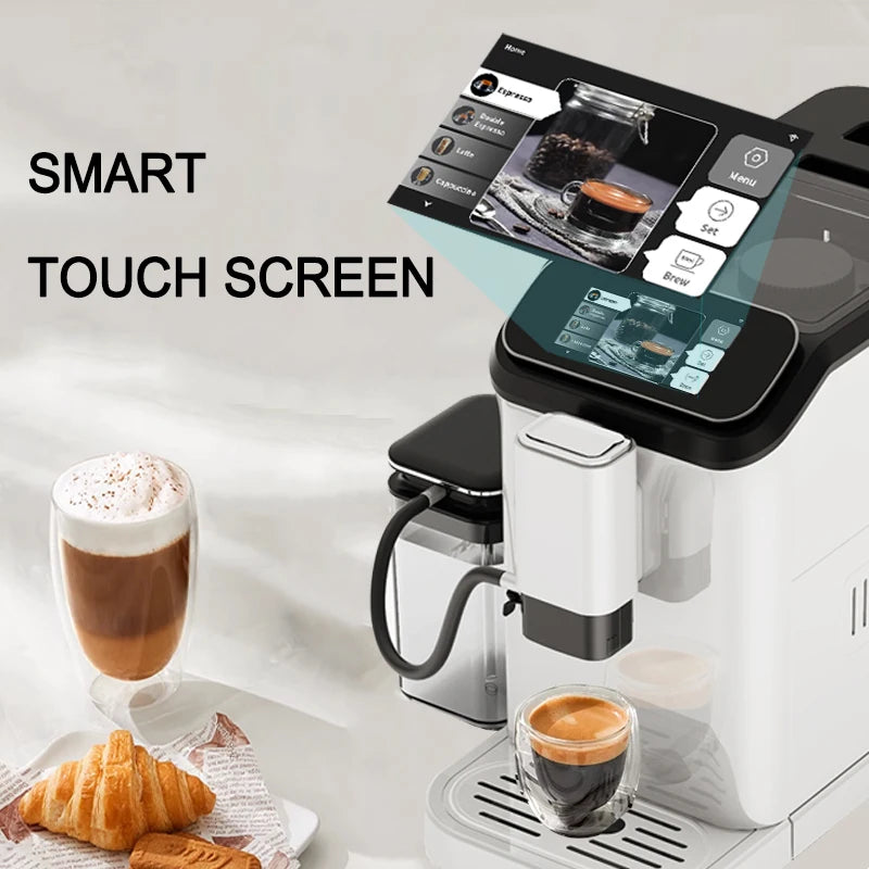 New Tuya APP Home Office Cappuccino Latte Espresso Coffee Maker Super Fully Automatic Coffee Machine