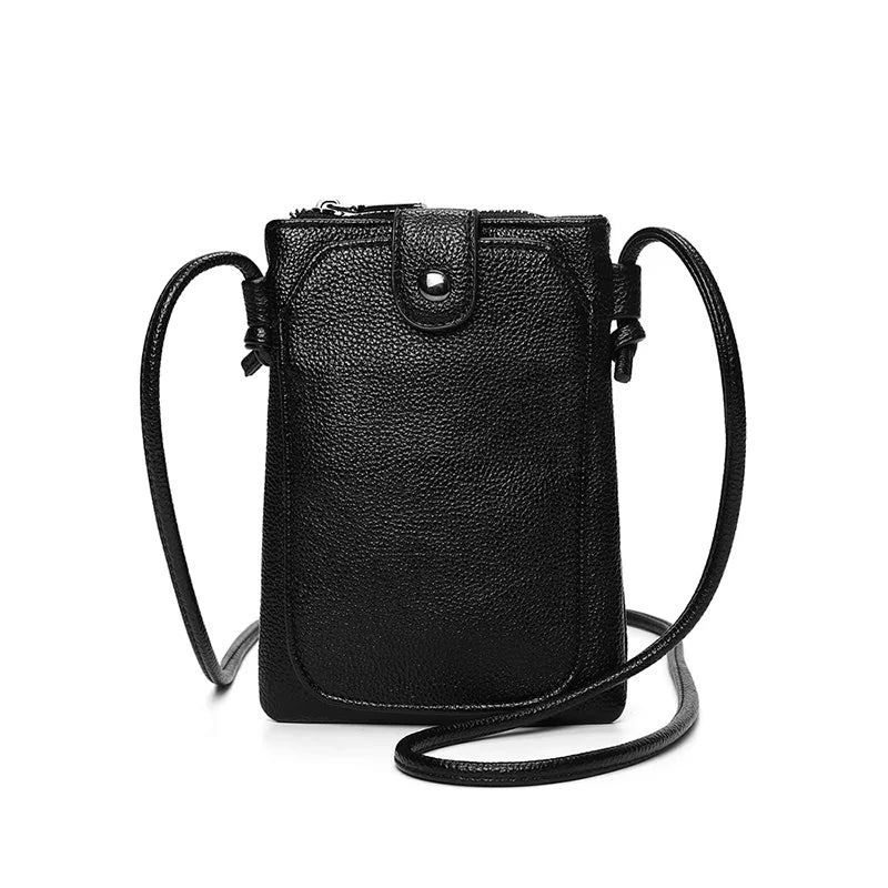 New 2024 bag women mini bags women handbags Korean version of vertical stone pattern mobile phone bag with shoulder and crossbo
