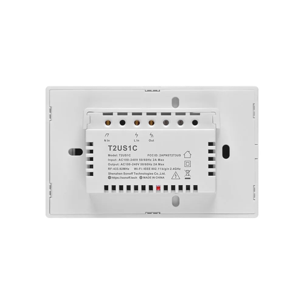 Sonoff T2 TX Serious 1 Gang EU UK US Smart Home Automation Interruptor Sonoff Smart Wifi Switch Smart Wall Lights Switch