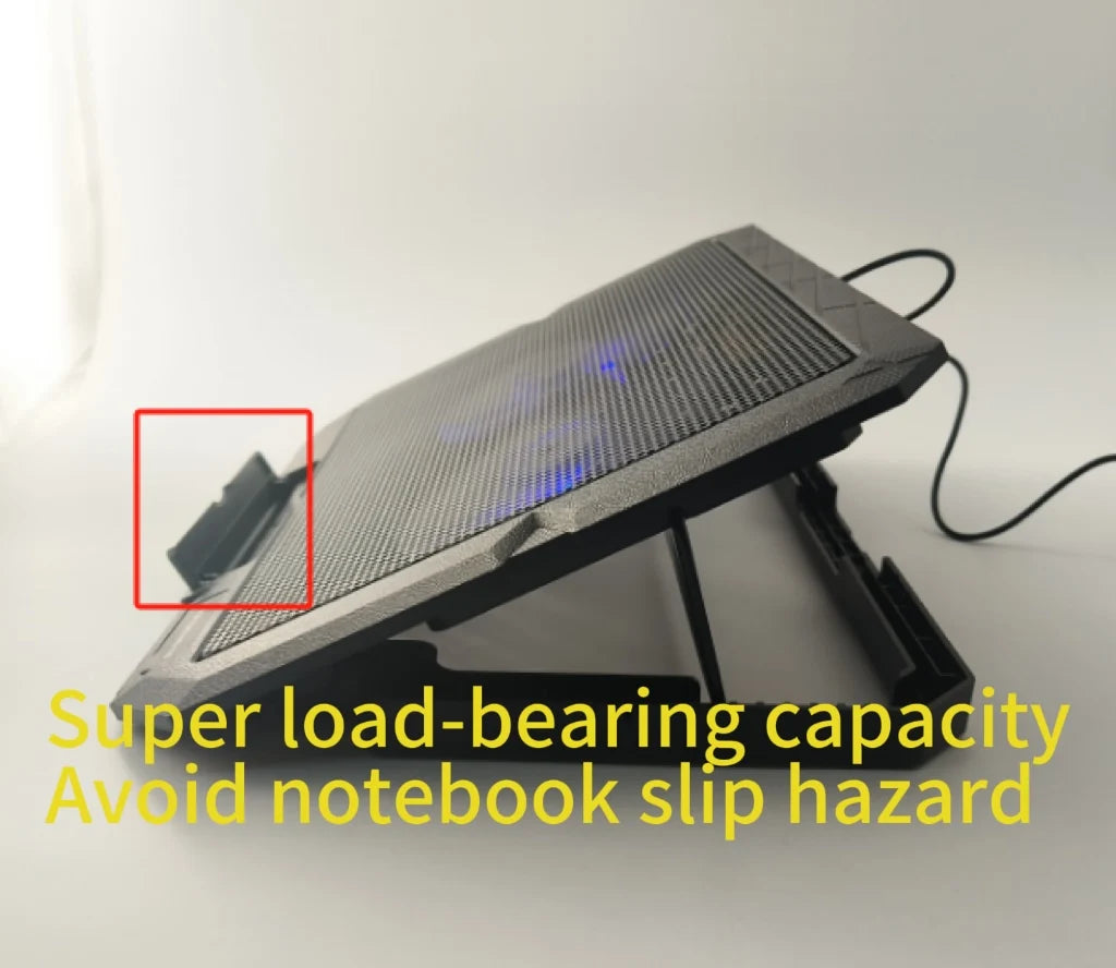 Aidecoolr 15-17 Inch Dual Fan Laptop Cooling Pad USB Connector Silent Axial Fan Customizable Size Sale