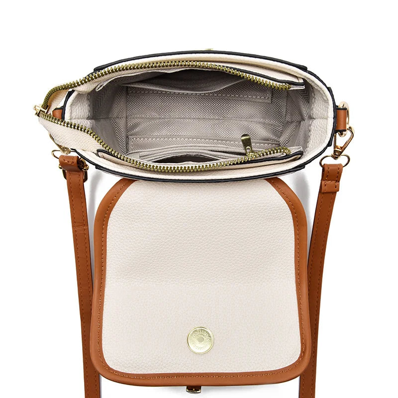 2023 Leather Pu Double Color Bags Mini Cheap Bags Women Handbags Ladies Luxury Fashion Andcomfortable
