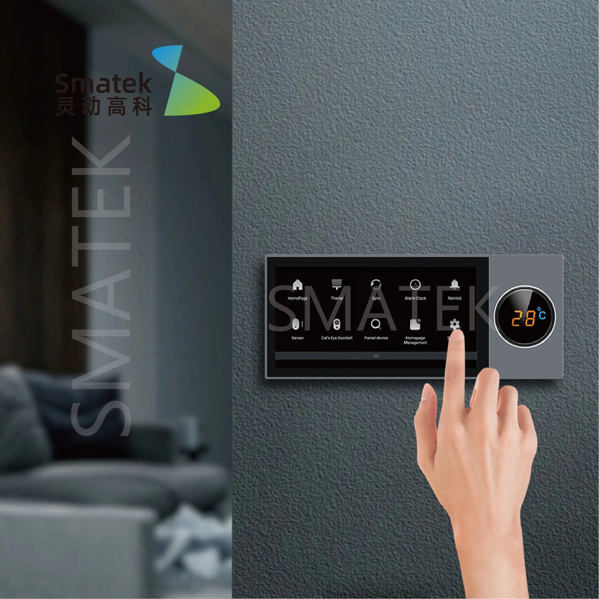 2025 Shenzhen Luxury Home Automation Smart Home Appliances 100-240VAC Zigbee & Wi-Fi Android & Tuya OS US Plug App Controlled