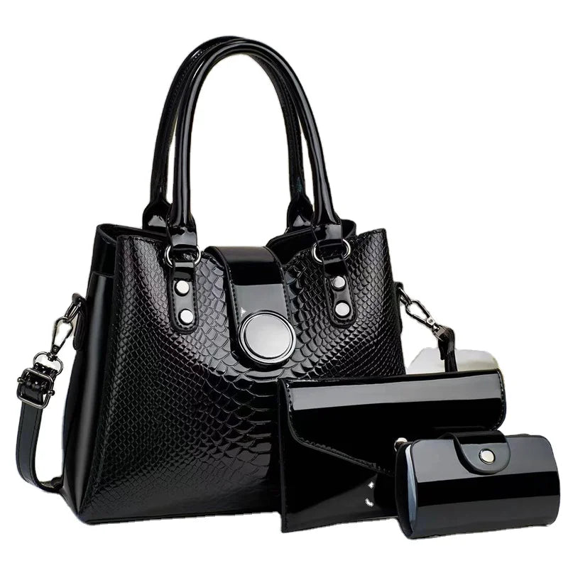 New Fashion Versatile Retro Simple Leisure Elegant Temperament Large Capacity Bags Women Handbags Lady