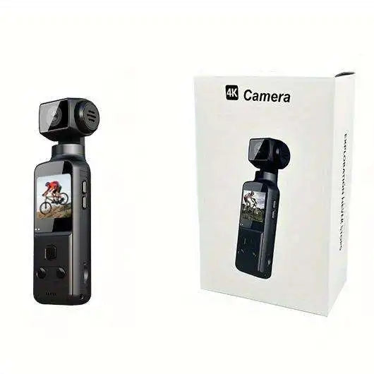 K2F Pocket Action Camera 4K WIFI Night Vision Face Tracking 270-degree Rotation Handheld Waterproof Projection Cycling Sports