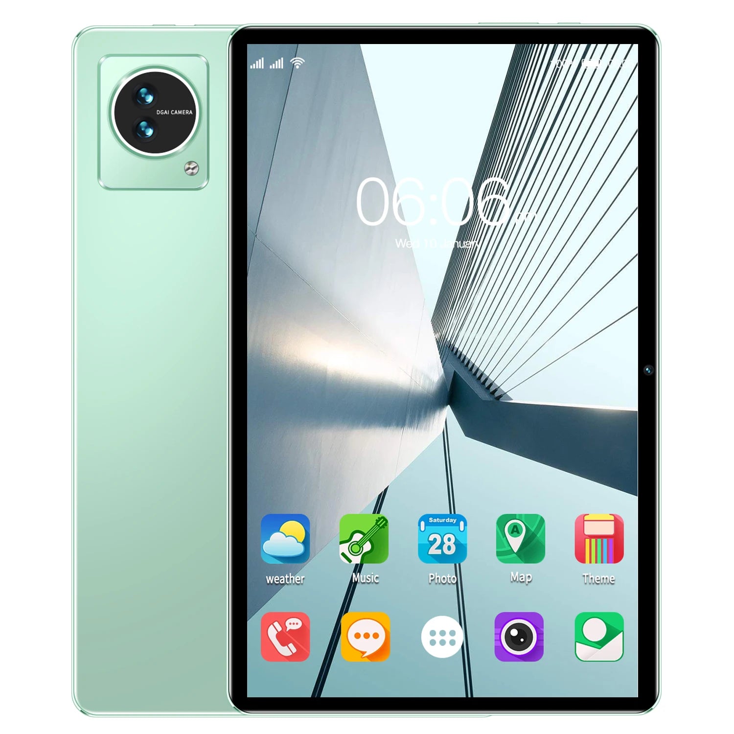 10.1-Inch Android Tablet 16GB RAM 512GB ROM Dual Sim Card Dual Slot Touch Screen Multifunctional Qualcomm Octa Core WiFi