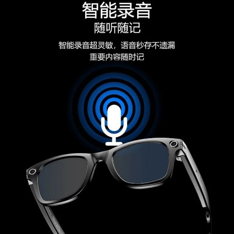 2025 W600 Smart Glasses with Photo Recognition Camera for BT for Music Call AI Q&A Smart Recording New Smart Wearable