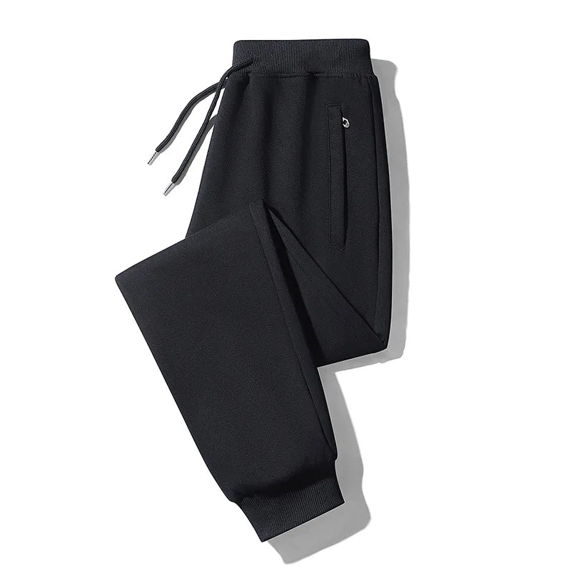 Cotton Sweatpants Men's Casual Pants Plus Size Loose Straight Pants  Men's Trousers
