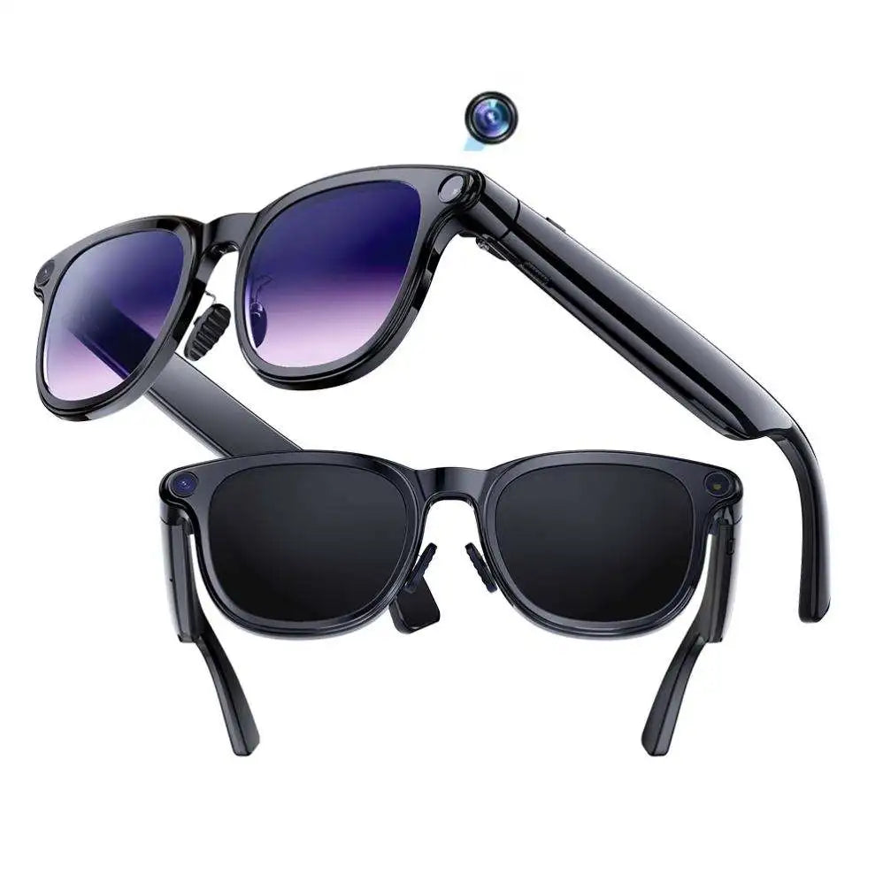 2026 New A2 Smart Glasses Camera AI Translation 800W Photo Video Reading Glasses for Call Music Touch Control TR Ductile