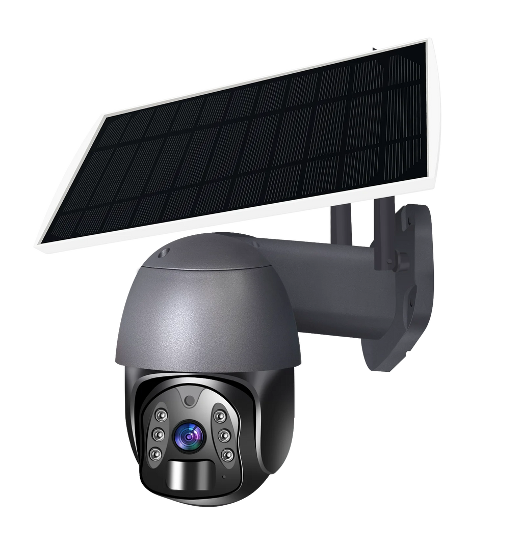 Hot Selling Tuya 4G Sim Card LTE Security CCTV Camera Wifi Intelligent Solar Powered PTZ Camera with Night Vision Function