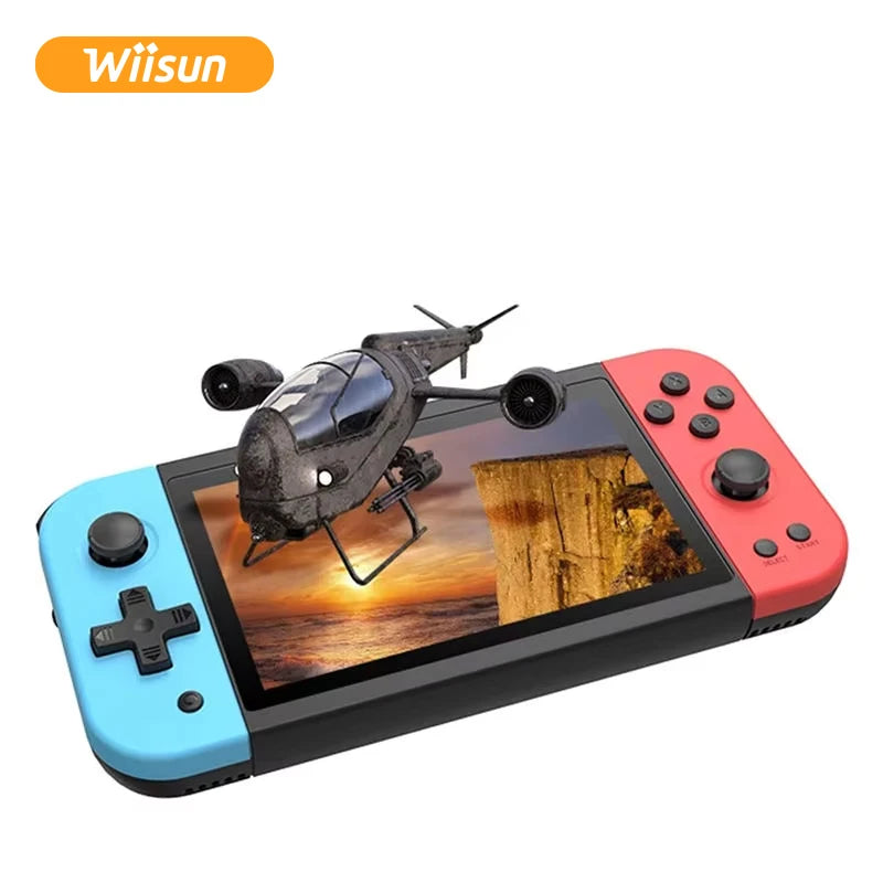 X51 5.0 Inch Screen Handheld Game Player Classic Retro Handheld Game Console HD Output TV Gaming Consoles for GBA/NES Wiisun
