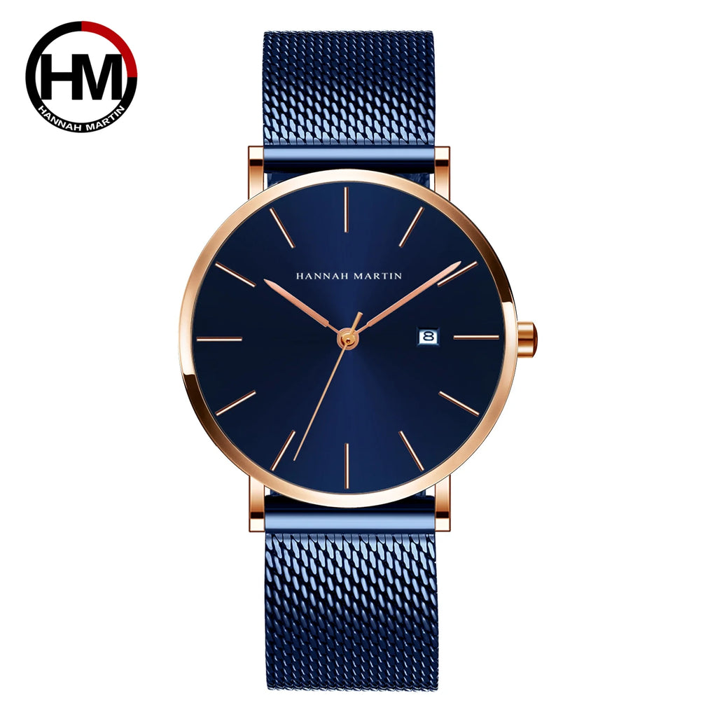 2024 Elegant Cheap Quartz Ladies Watch Classic Leather Strap Women's Watches Montre Femme Hannah martin Watch Women