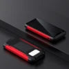 30000mAh Large Capacity Led Light Portable Solar Power Bank Dual Usb TYPE-C 3 Output Solar Charger Mobile Power Bank