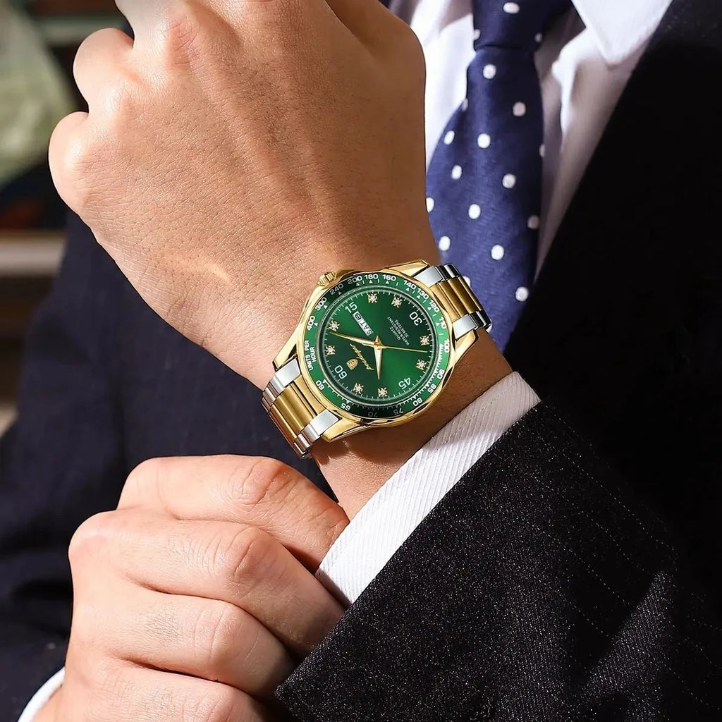 2026 New Poedagar 963 Fashion Casual Luxury Business Quartz Watches Waterproof Luminous Stainless Steel Men's Watches for Men