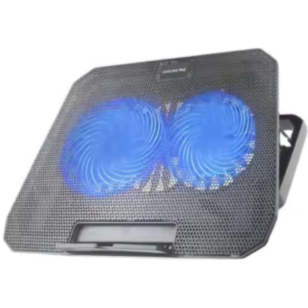 X6A Budget Dual Fans Laptop Cooler Plastic Adjustable Stand with USB Ports for 15.6/17.3 Inch Gaming Laptops in Stock