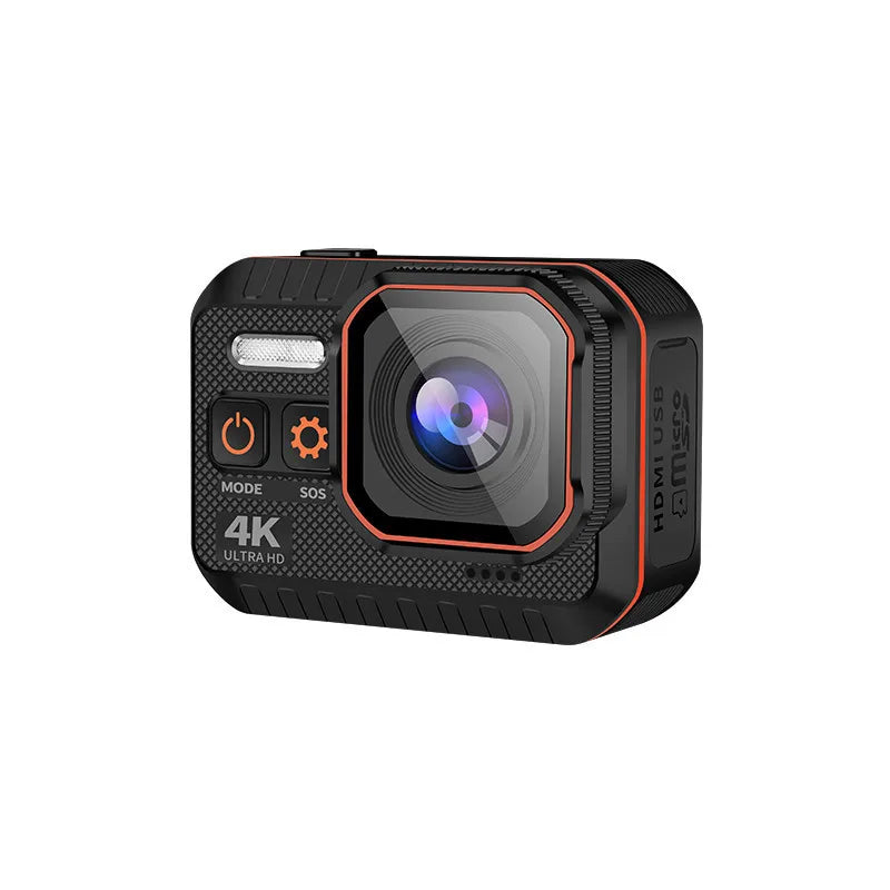 4K 60fps CMOS IP68 Waterproof Action Camera WiFi Remote Control Screen 128GB MicrSD Support 170 Wide Angle Pro Drive Recorder