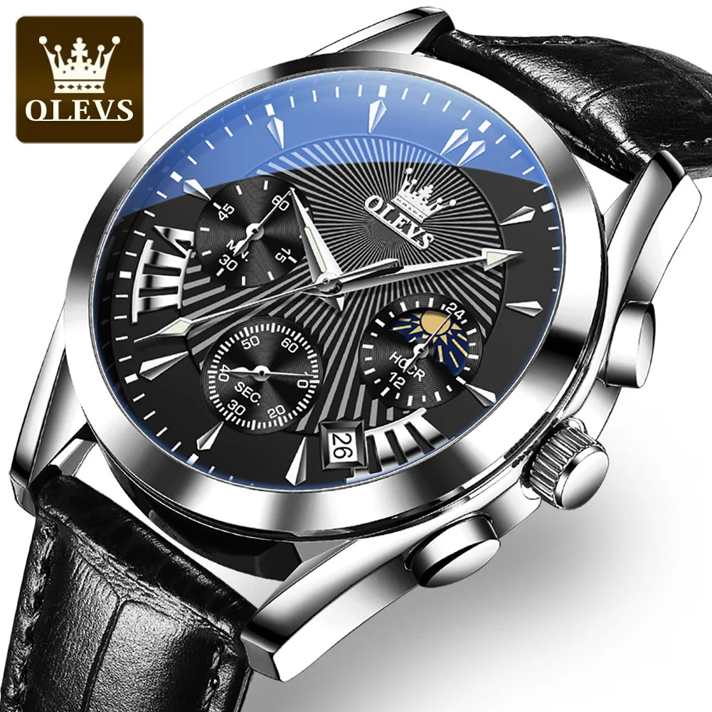 Good Price Factory Customize Private Label Luxury Men's Watches Wrist Leather Wristwatches 2876 Quartz Watch for Men