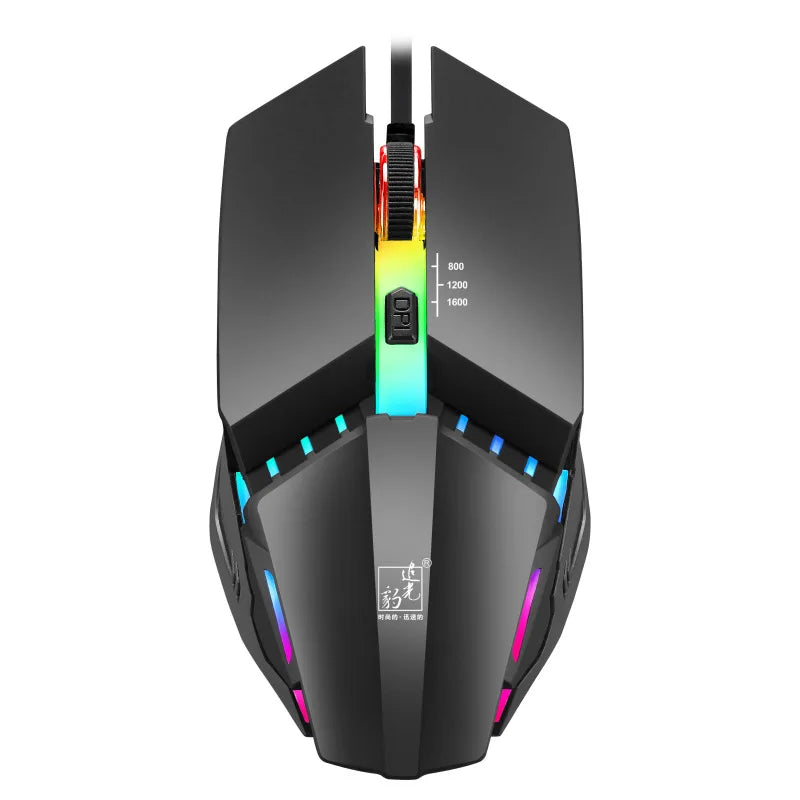 Newest K3 Wired USB Gaming PC Mouse Optical Esports Mechanical Adjustable DPI 800-1200-1600