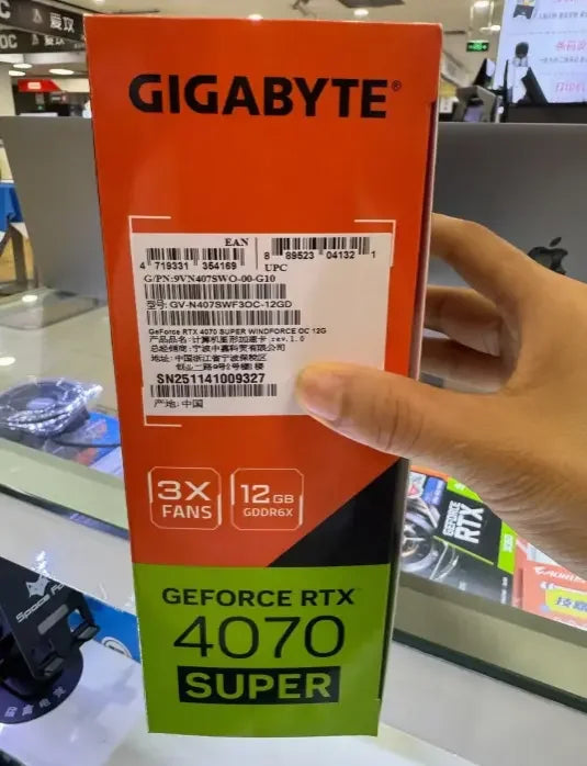Brand New RTX 4070 Ti SUPER OC 12 GB WINDFORCE GPU Gaming Graphics Card