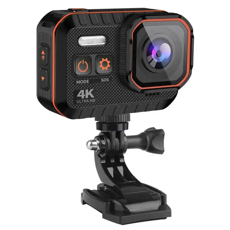 Outdoor IP68 Waterproof HD Action Camera COMS Sensor 4K 60Fps Go Wifi Pro 170 Degree Wide Angle Stabilizer Cycling Sports Camera