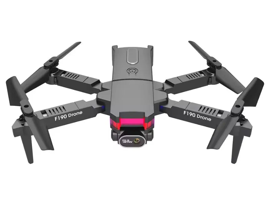 New F190 Drone Foldable RC Quadcopter with 4K HD Dual Camera Wifi FPV Toys Mini Drone V E58 E99 K3 F189