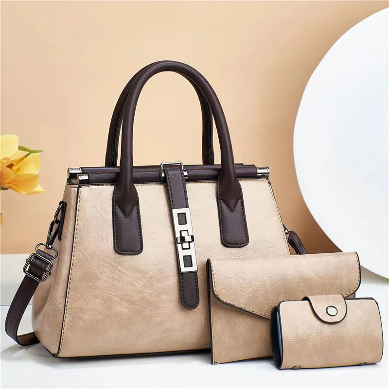 2023 New Spring Solid Color Pu Leather Female Crossbody Bags Fashion Luxury Women Handbags