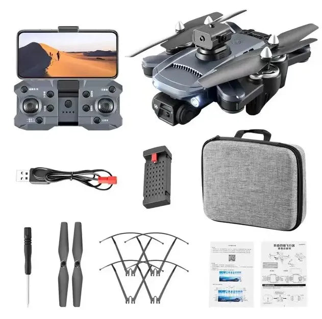 2025 New K7 PRO Drone with 4K HD Double Camera Wifi Fpv Avoidance Obstacle and Optical Flow Rc Quadcopter Dron Boy Toys