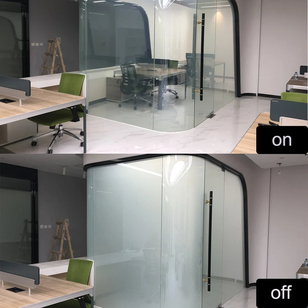 Electric Smart Tint Self Adhesive PDLC Film Smart Home Electric Frosted Glass Film for Window and Door PDLC Smart Film for Glass