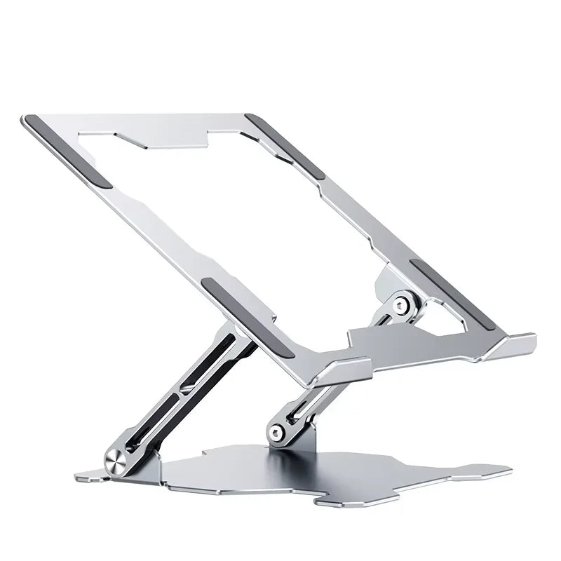 Foldable  Aluminum 360 Rotation Laptop Stand With Cooling Fan Ergonomic Adjustable  Laptop Holder for Office Business Gifts