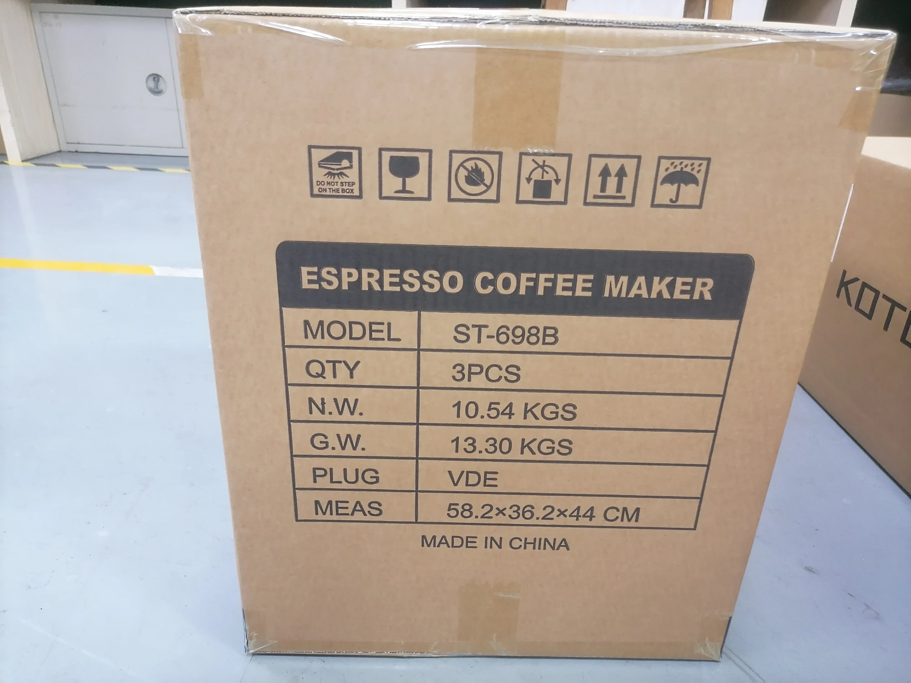 Best Sale Automatic Coffee Machine 19bar Italian Smart Coffee Maker Stainless Steel Portable Espresso Machine for Coffee Shop