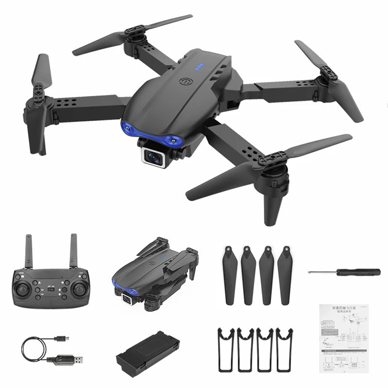 K3 Drone 4k HD Dual Camera WiFi FPV Foldable Dron 1080P RC Quadcopter Toy Drone