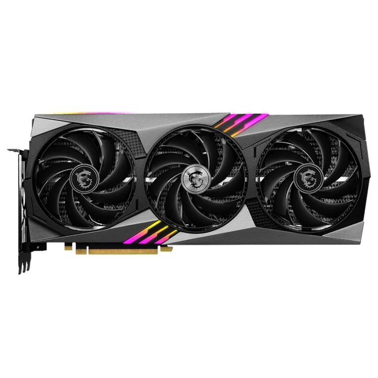 Used MS'I GeForce RTX 4070 Ti GAMING TRIO 12G Graphics Card With 12GB GDDR6X 192 Bit Memory Support OverClock