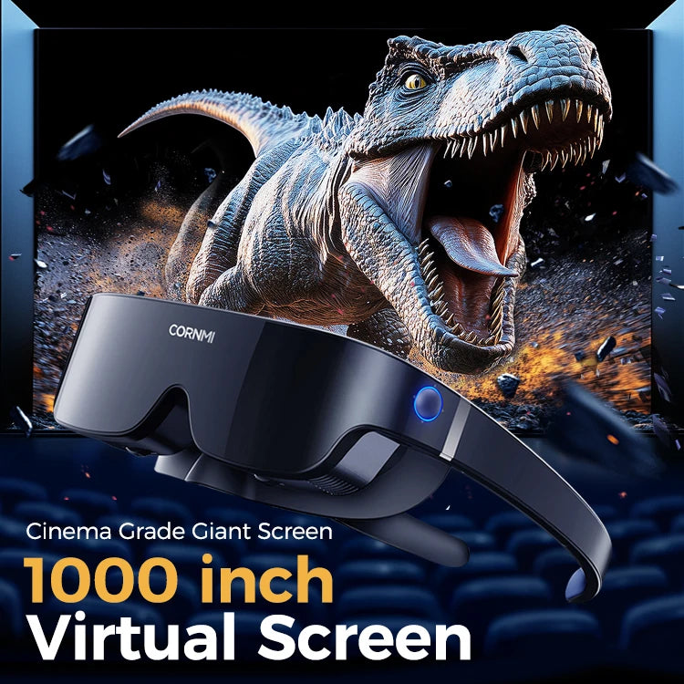 CORNMI Immersive 3D MR Hardware Virtual Reality Smart Glasses for Private Cinema & Gaming Head Mounted Display Stock Available