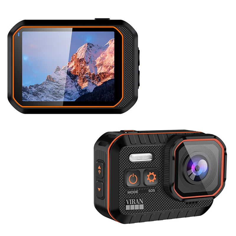 Outdoor IP68 Waterproof HD Action Camera COMS Sensor 4K 60Fps Go Wifi Pro 170 Degree Wide Angle Stabilizer Cycling Sports Camera