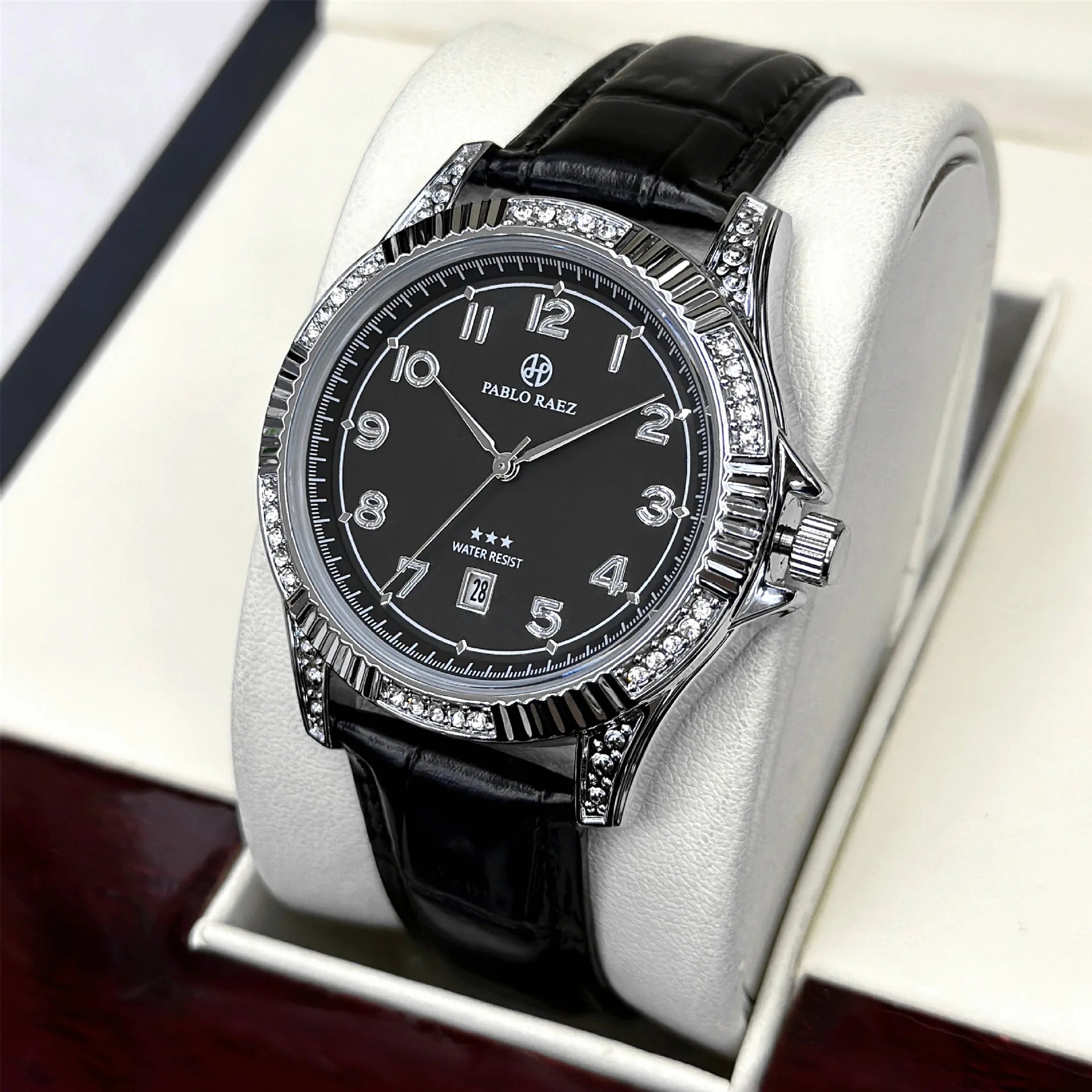 Quartz Watch New High-value Brand Men's Watches Cross-border Foreign Trade for Explosive Fashion Rhinestones Light Luxury