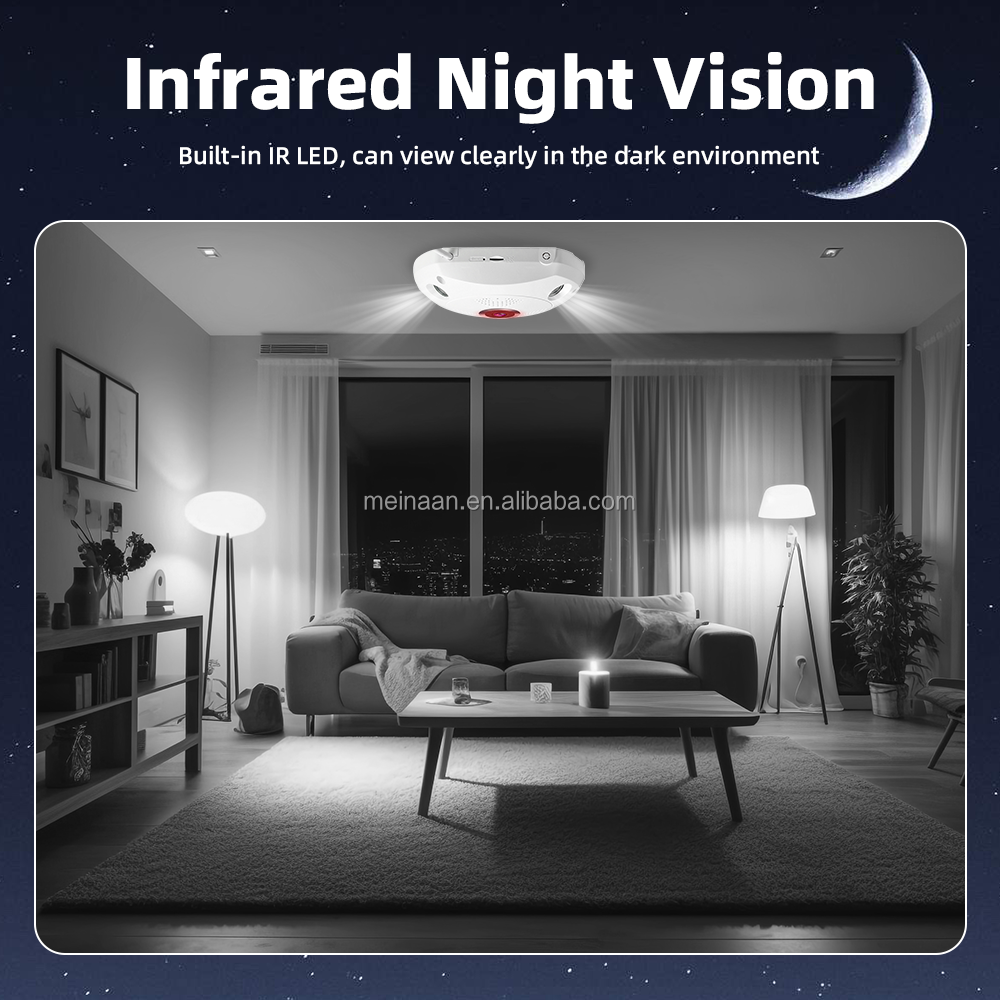 V380 Pro 3MP 2K Smart Home Indoor Wireless WiFi Video Surveillance CCTV PTZ Camera 360 Degree Panoramic WiFi Security Camera
