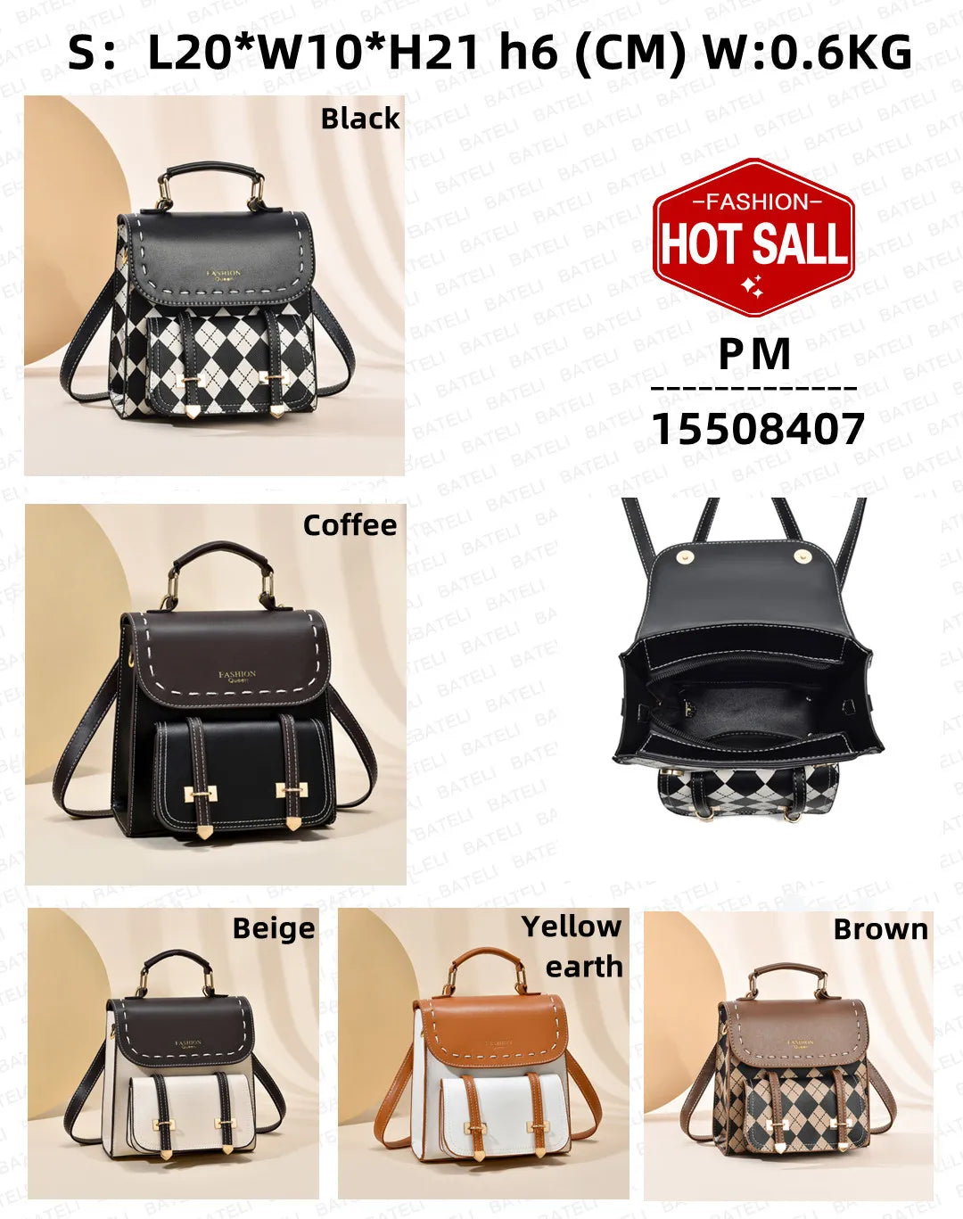 2026 New PU Lady Backpack Luxury Designer in Cheap Price Tote Bags Famous Multi Colors Backpack Bag  Women Handbags