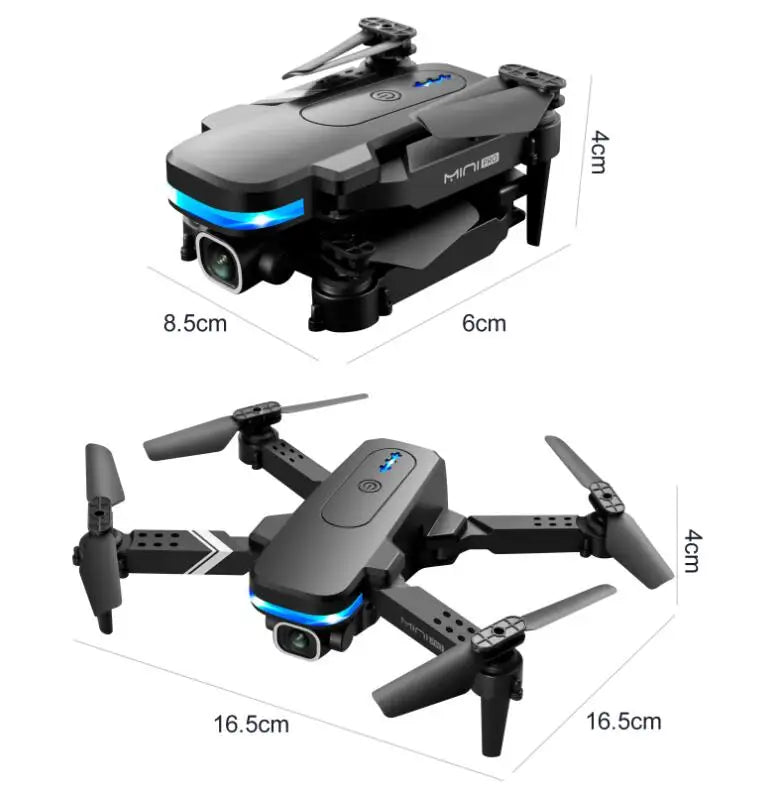New KY910 Mini Drone with 4k Dual Hd Camera Wifi Fpv Toy Outdoor Rc Quadcopter Fixed Height Drones Boy
