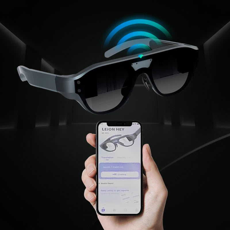 AI Smart AR Glasses HD Private Viewing Mobile Screen Augmented Reality Projection Wearable Devices for Gaming Similar Steam Deck