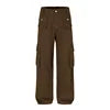 Vintage Multi-pocket Designer Casual Pants Men's Fashion with Cotton Comfortable  Pants HIgh Quality Fashion Men Jeans