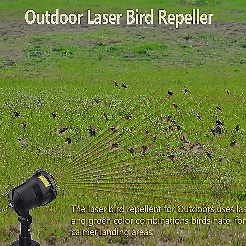Outdoor Waterproof Bird Laser Deterrent Device Animal Repeller Scorpions Bed Bugs Spiders Bats Snakes Animal Control