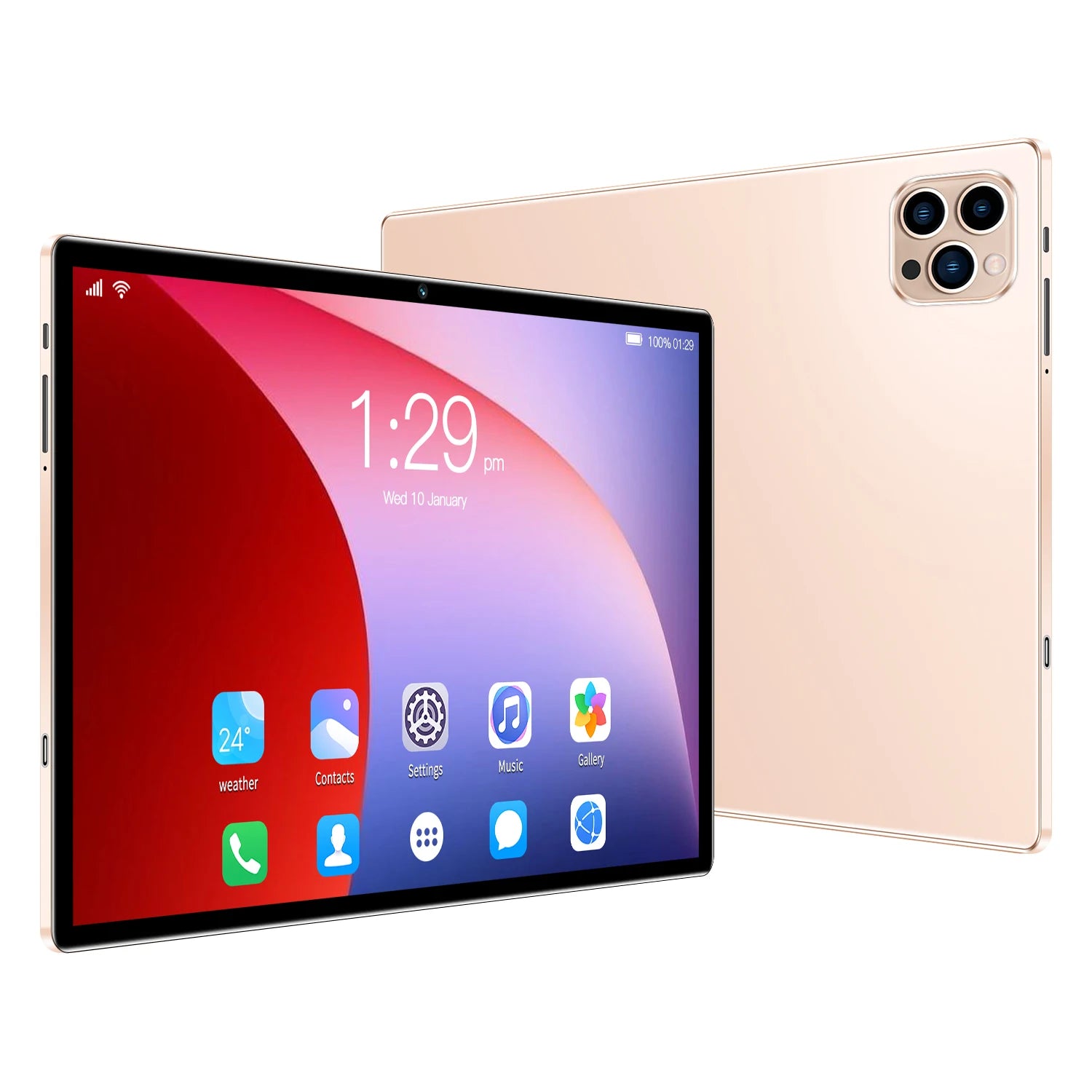 MTK6769 Dual Core 1920x1200 IPS Screen Android 10 Tablet PC 6GB RAM 128GB ROM 5G Network 8000mAh New Educational 3G