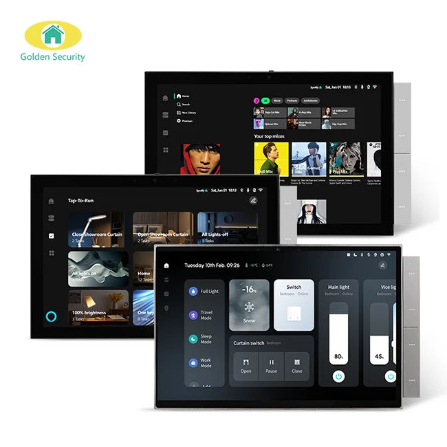 New 10.1" Inch Smart Home Automation Touch Screen Panel WiFi Zigbee Gateway Tuya Central Panel Built in Alexa Smart Home Kit