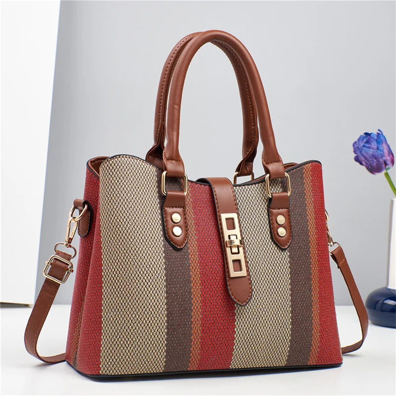 Women Handbags Leather Women Hand Bag Lightweight Pu Shoulder Hand Bags Custom
