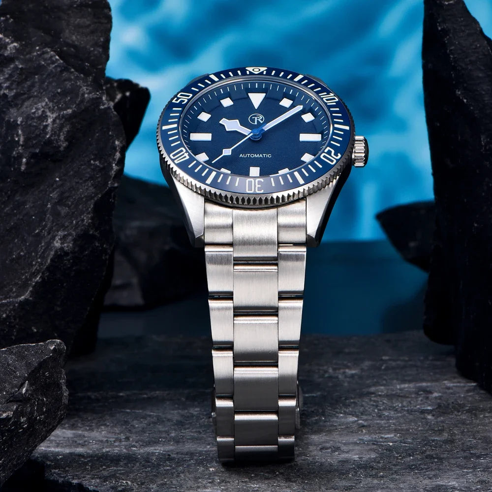 NH35 Luxury Rollstimi Men's Watches RT-7910 Automatic Mechanical Wristwatch for Men Sports Sapphire Mirror Ceramic Bezel Clock