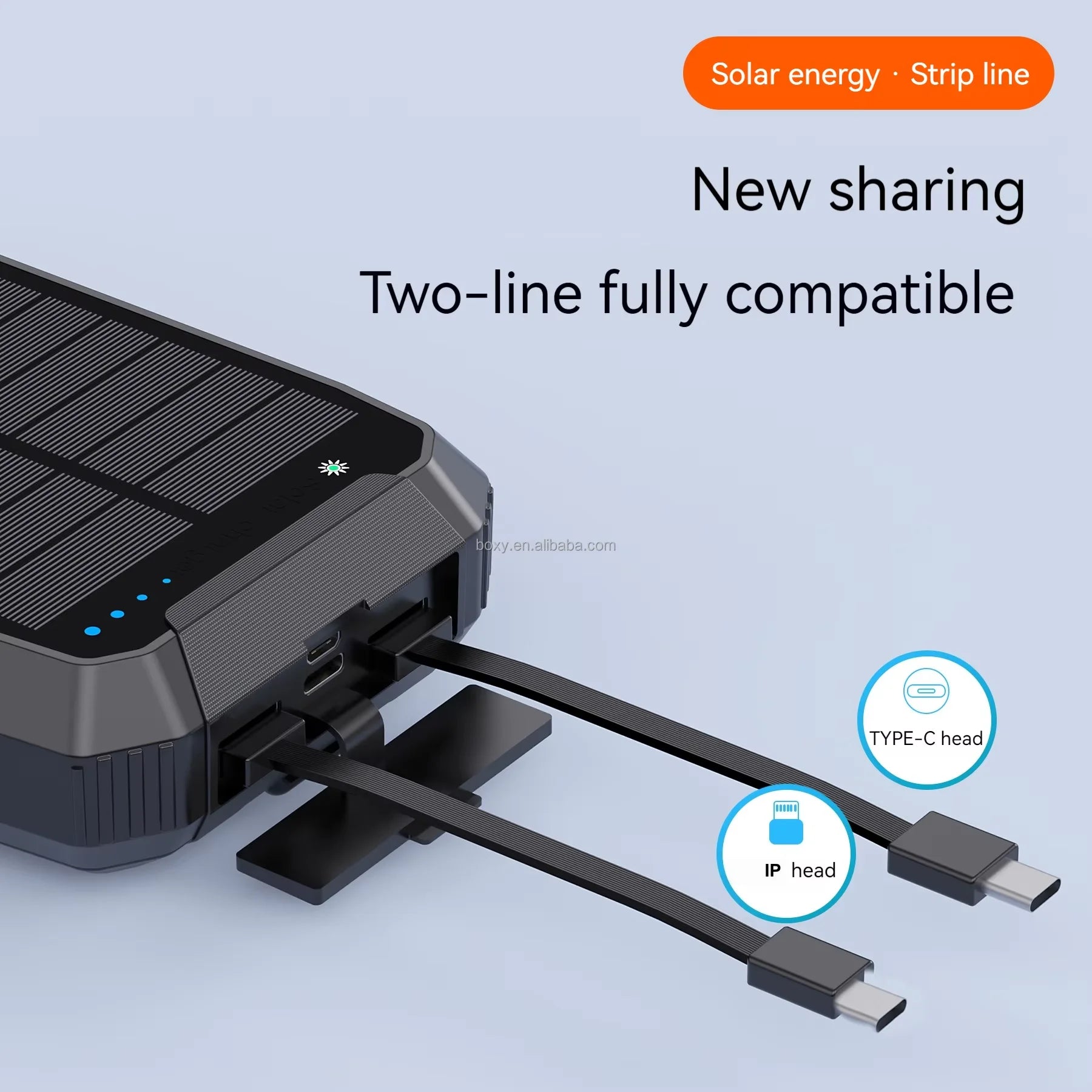 OEM Factory Wholesale 30000mAh Solar Power Bank 22.5W PD20W  Wireless 15W Fast Charge Portable Solar Panel Power Bank for Phone