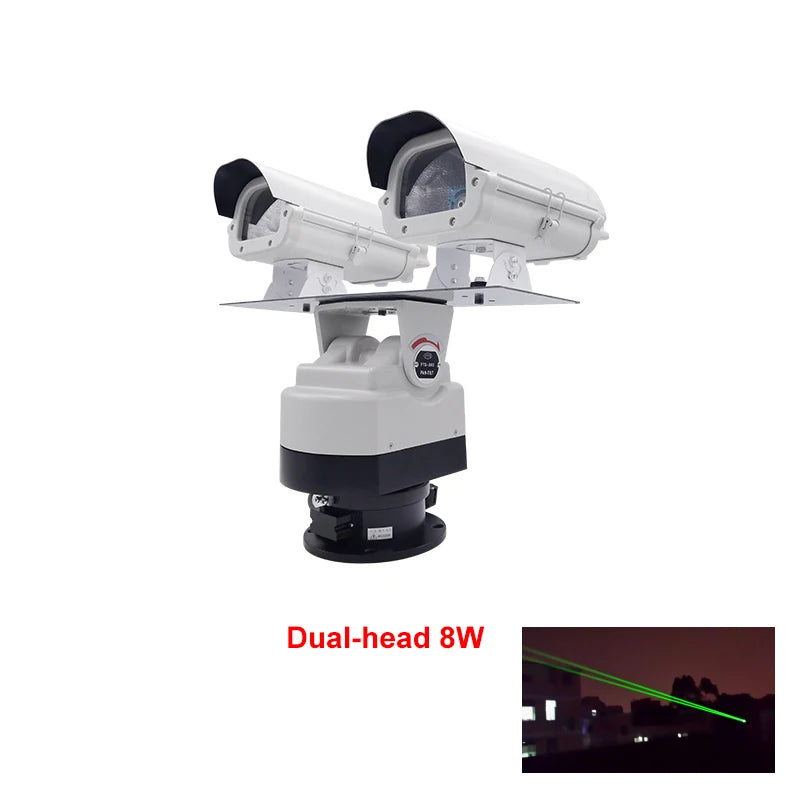 520nm Double Head 8W 12W Waterproof Highway Warning Lights Laser Bird Repellent Outdoor Landmark Lights Bird Repellent Equipment