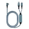 USB 3.0 Nylon Jacketed Type a to C Cable Independent Power Supply for VR Headset Accessories Gaming PCs Camera Data Connections