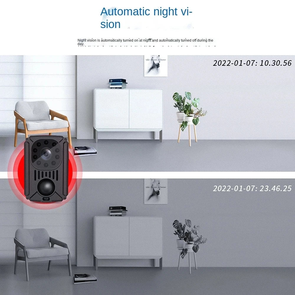 Action Mini Camera Photo DV Smart Camera PIR HD 1080P Recorder Battery Life 8H Back Clip Automatic Night Vision Camcorder MD31