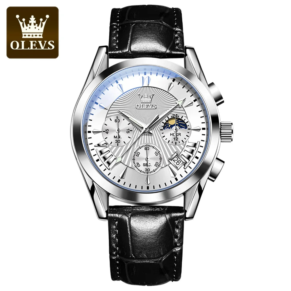 Good Price Factory Customize Private Label Luxury Men's Watches Wrist Leather Wristwatches 2876 Quartz Watch for Men