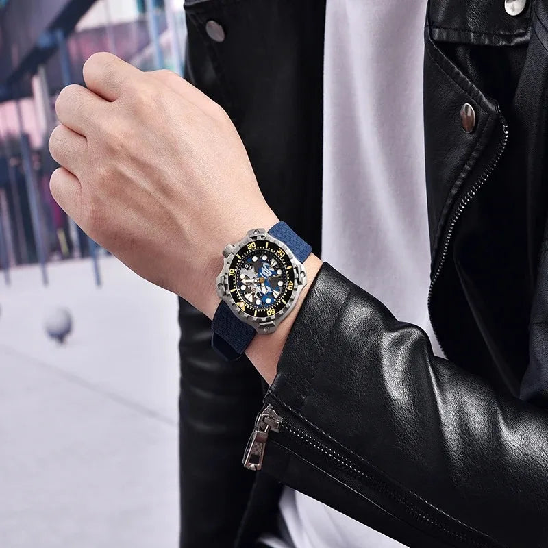PAGANI DESIGN PD-YN009 Top Luxury Sapphire Stainless Steel 200m Waterproof Watch for Men NH35 Automatic Mechanical Men's Watches